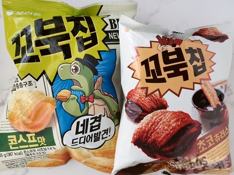 韓国　お菓子　オリオン　コブクチップ　チョコチュロス　コーンスープ