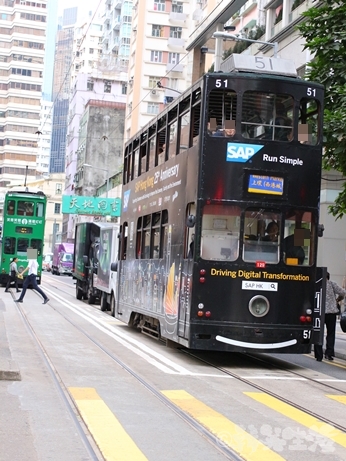 香港　乗り物　オクトパスカード　トラム
