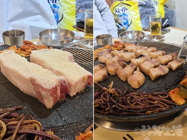 月火食堂 蜜ろう サムギョプサル 熟成肉