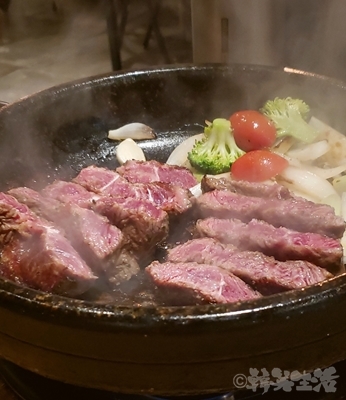 ソウル　韓国グルメ　合井　ステーキ　オンドル　焼肉　オンセット　テンジャンチゲ