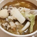 台湾グルメ　民権西路　晴光市場　阿富海鮮粥