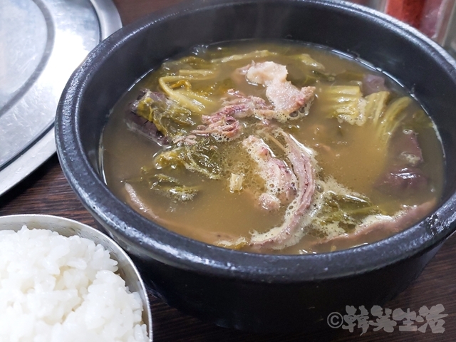 東大門　朝食　テファジョン　チンチャヘジャングッ