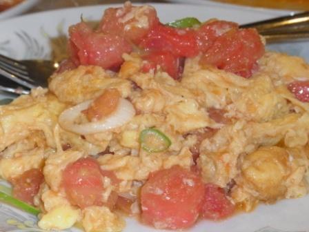 龍門-卵とトマト炒め