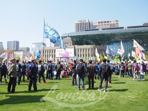 2015年4月　デモ