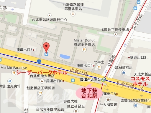 台北バスーグーグルmap2