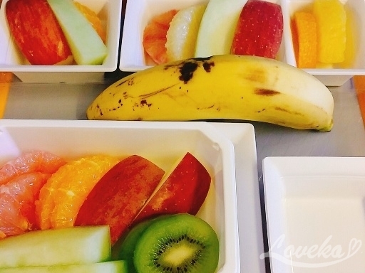ANA-機内食フルーツ