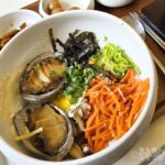 韓国グルメ　市庁　咸平チッ　ハムピョンチプ　アワビ定食