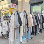 東大門　露店　コート