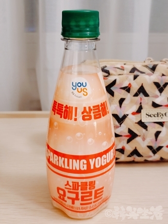 韓国　飲み物　スパークリングヤクルト　炭酸ヤクルト
