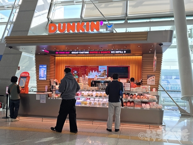 仁川空港　ダンキンドーナツ