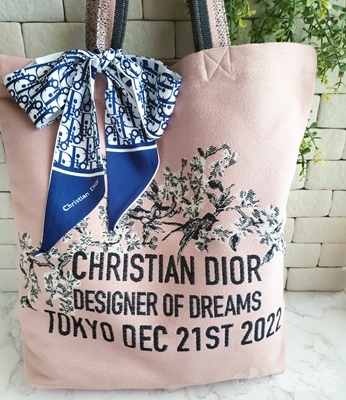 DIOR ディオール展 夢のクチュリエ展 公式グッズ トートバッグ