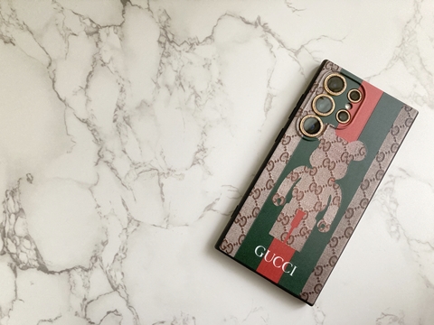 ソウル　東大門　スマホケース　パロディ　なんちゃって　GUCCI　グッチ風