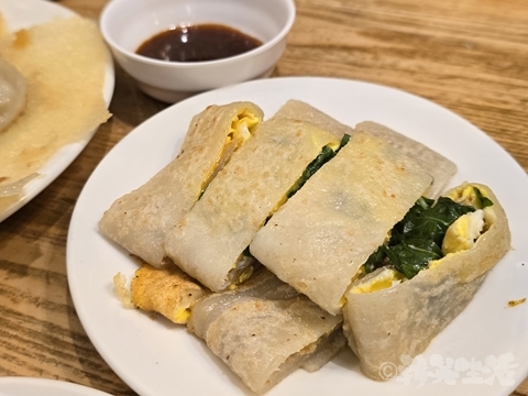 甘妹弄堂　蛋餅　台湾バジル