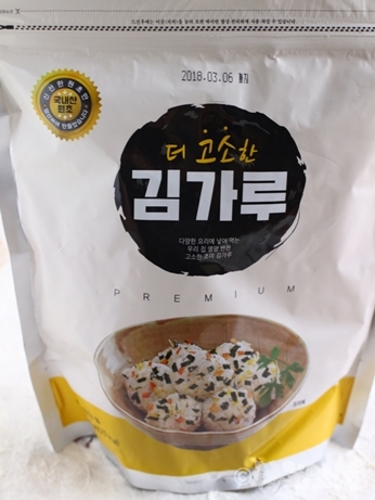 韓国　スーパー　キムカル　韓国海苔
