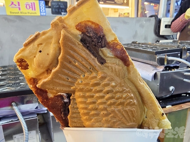 広蔵市場 チョンガネプンオッパン たい焼き 行列