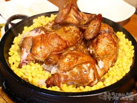 韓国グルメ　鶏の丸焼き　東大門　ケリムウォン　ヌルンジ