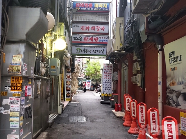 東大門　朝食　テファジョン　チンチャヘジャングク