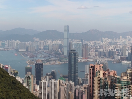 香港　観光　ヴィクトリアピーク　景色