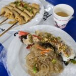 元祖ヌードチーズキムパ　広蔵市場　おでんセット