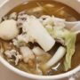 もはやお粥じゃなく海鮮スープご飯？的な『阿富海鮮粥』＠台北・晴光市場